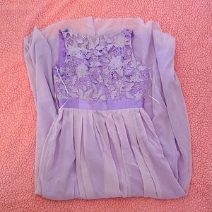 iEFiEL Floor Length Size 2 Lavender Dress